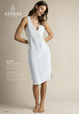 61531 ADMAS CLASSIC Women's Wedding Collection Camisole with Straps WHITE
