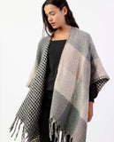 ADMAS Reversible Knitted Poncho- 69150