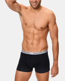 Pack of 2 Closed Boxer, Black and Gray - 209B7/1T0