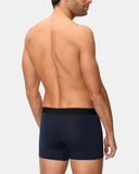 Pack of 2 Premium Sensitive Closed Boxer Shorts, Deep Blue and Wine- ASA0C7M- 1RI