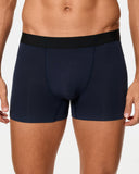 Pack of 2 Premium Sensitive Closed Boxer Shorts, Deep Blue and Wine- ASA0C7M- 1RI