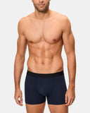Pack of 2 Premium Sensitive Closed Boxer Shorts, Deep Blue and Wine- ASA0C7M- 1RI