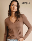 ADMAS Long sleeve T-Shirt- 43496- Vison
