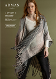 ADMAS Reversible Knitted Poncho- 69150