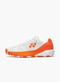 YONEX Power Cushion Eclipson 5 (Clay Court) Men's Tennis Shoes- Silver Orange- SHTE5MGCEX