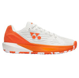 YONEX Power Cushion Eclipson 5 (Clay Court) Men's Tennis Shoes- Silver Orange- SHTE5MGCEX