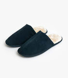 ADMAS Men's Navy Suede Slippers 69045