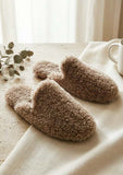ADMAS Women's Sheepskin Mule Slippers BROWN