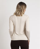 ADMAS Long sleeve T-Shirt- 43496- Off White