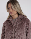 67155 ADMAS CLASSIC Women's Warm Soft Sleep Dressing Gown MOKA