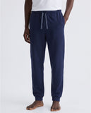 64001 ADMAS CLASSIC Men's Fleece Long Trousers NAVY & GRAY