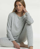 63628 ADMAS CLASSIC Women's Elegant Long Sleeve Pyjamas for Home AQUA