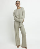 64638 ADMAS HOME Women's Comfy Look Long Sleeve Pyjamas  Green