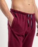 64002  ADMAS MAGNIFIC Collection Men's Warm Milano Long Trousers, Navy & Bordo