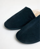 ADMAS Men's Navy Suede Slippers 69045
