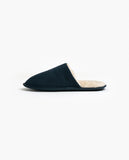 ADMAS Men's Navy Suede Slippers 69045