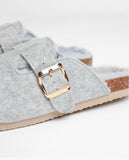 ADMAS Women's Nordic Slippers 69042 GREY & BEIG