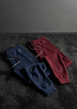 64002  ADMAS MAGNIFIC Collection Men's Warm Milano Long Trousers, Navy & Bordo