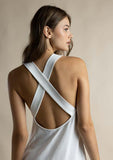 61531 ADMAS CLASSIC Women's Wedding Collection Camisole with Straps WHITE