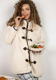 67278 ADMAS Women's Warm Long Sleeve Dressing Gown Lou Lou Returns BEIGE