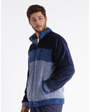 67023 LOIS Men's Warm Long Sleeve Motorbike Jacket NAVY