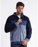 67023 LOIS Men's Warm Long Sleeve Motorbike Jacket NAVY