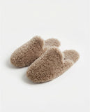 ADMAS Women's Sheepskin Mule Slippers BROWN