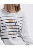 PEANUTS SMILE GIGGLE LAUGH LONG SLEEVE WOMAN PYJAMA